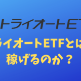 トライオートETFとは？稼げるのか？