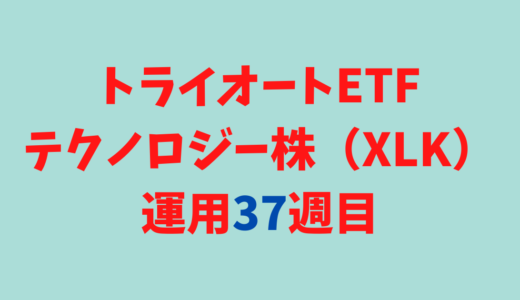トライオートETFの「テクノロジー株_30」運用実績【37週目】