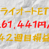 トライオートETF 週間利益+261,441円（42週目）