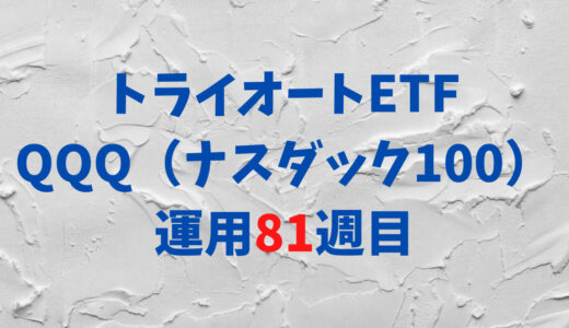 トライオートETFの「ナスダック100_30」運用実績【81週目】